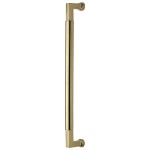 M Marcus Heritage Brass Door Pull Handle Bauhaus Design 483mm length